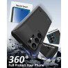 Coque de batterie pour Samsung Galaxy S22 Ultra, 5000 mAh, chargeur rapide, batterie externe rechargeable intelligente pour Gala