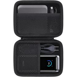 Khanka Étui pour Anker Prime 26,250mAh Power Bank(300W) et Base de Charge(150W Max), Housse de Rangement pour Anker Prime Power 