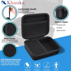 Khanka Étui pour Anker Prime 26,250mAh Power Bank(300W) et Base de Charge(150W Max), Housse de Rangement pour Anker Prime Power 