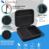 Khanka Étui pour Anker Prime 26,250mAh Power Bank(300W) et Base de Charge(150W Max), Housse de Rangement pour Anker Prime Power 