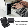 Khanka Étui pour Anker Prime 26,250mAh Power Bank(300W) et Base de Charge(150W Max), Housse de Rangement pour Anker Prime Power 
