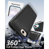 Coque batterie pour iPhone 8/7/6S/6/SE 2020 (4,7", 8500 mAh), fine et rechargeable, étui de protection portable avec batterie po