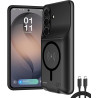 Coque Batterie pour Samsung Galaxy S26 Plus/S26+,10000mAh Magnétique Compatible Chargement sans Fil Coque de Protection pour Cha