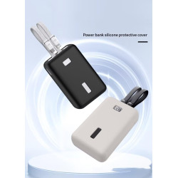 FTRONGRT Coque Compatible avec Anker Zolo 20000mAh 30W Power Bank, Étanche à la Poussière, Anti-Chute, Silicone Étui de Protecti