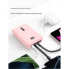 FTRONGRT Coque Compatible avec Anker Zolo 20000mAh 30W Power Bank, Étanche à la Poussière, Anti-Chute, Silicone Étui de Protecti
