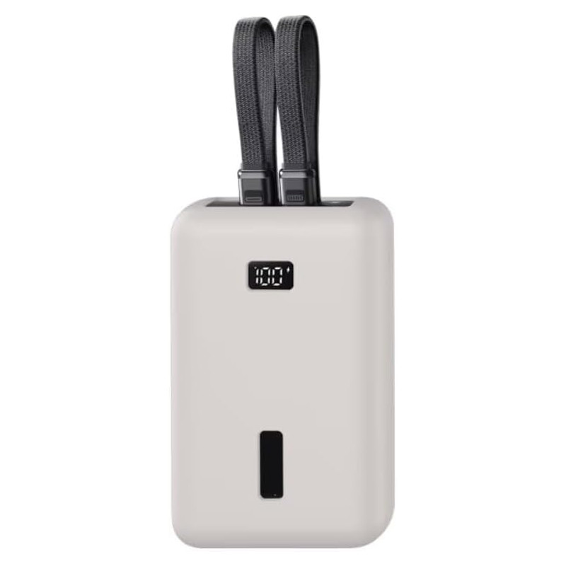 FTRONGRT Coque Compatible avec Anker Zolo 20000mAh 30W Power Bank, Étanche à la Poussière, Anti-Chute, Silicone Étui de Protecti