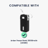 kwmobile Coque Compatible avec Anker Power Bank 10000mAh (A1688) Coque - Housse de Protection en Silicone pour Power Bank Batter