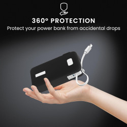 kwmobile Coque Compatible avec Anker Power Bank 10000mAh (A1688) Coque - Housse de Protection en Silicone pour Power Bank Batter