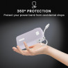 kwmobile Coque Compatible avec Anker Power Bank 10000mAh (A1688) Coque - Housse de Protection en Silicone pour Power Bank Batter