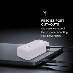 kwmobile Coque Compatible avec Anker Power Bank 10000mAh (A1688) Coque - Housse de Protection en Silicone pour Power Bank Batter