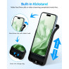 Coque de protection pour iPhone 13 Pro/14 Pro (6,1", 8500 mAh), fine et rechargeable, étui de protection portable avec batterie,