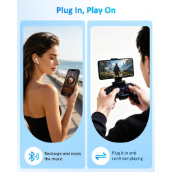 Coque de protection pour iPhone 13 Pro/14 Pro (6,1", 8500 mAh), fine et rechargeable, étui de protection portable avec batterie,