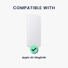 kwmobile Coque Compatible avec Apple Air MagSafe Coque - Housse de Protection en Silicone pour Power Bank Batterie Externe - Noi