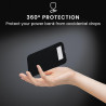 kwmobile Coque Compatible avec Apple Air MagSafe Coque - Housse de Protection en Silicone pour Power Bank Batterie Externe - Noi