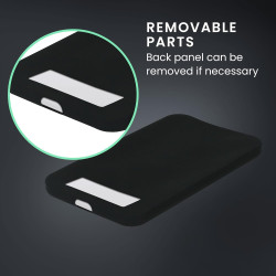 kwmobile Coque Compatible avec Apple Air MagSafe Coque - Housse de Protection en Silicone pour Power Bank Batterie Externe - Noi
