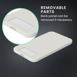 kwmobile Coque Compatible avec Apple Air MagSafe Coque - Housse de Protection en Silicone pour Power Bank Batterie Externe - Bla