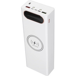 Qqmora Boîtier de Batterie QC 20x18650, Charge Rapide, Batterie Externe pour Téléphones Mobiles, avec écran LCD, pour Activités 