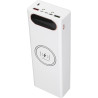 Qqmora Boîtier de Batterie QC 20x18650, Charge Rapide, Batterie Externe pour Téléphones Mobiles, avec écran LCD, pour Activités 