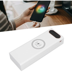 Qqmora Boîtier de Batterie QC 20x18650, Charge Rapide, Batterie Externe pour Téléphones Mobiles, avec écran LCD, pour Activités 