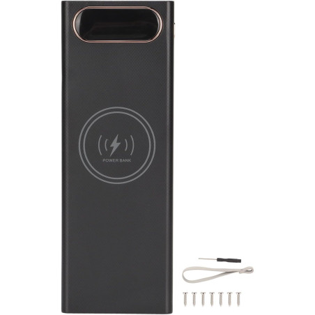 Qqmora Boîtier de Batterie QC 20x18650, Charge Rapide, Batterie Externe pour Téléphones Mobiles, avec écran LCD, pour Activités 