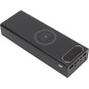 Qqmora Boîtier de Batterie QC 20x18650, Charge Rapide, Batterie Externe pour Téléphones Mobiles, avec écran LCD, pour Activités 