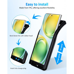 Coque de protection pour Samsung Galaxy S20, 4 800 mAh, fine, rechargeable, étui de chargement et de batterie de secours, étui d
