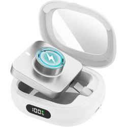 Étui de chargement pour Oura Ring pour Gen 3 et Gen 4, 2000 mAh, boîtier de charge portable avec affichage numérique et lumière 