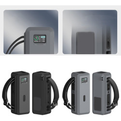 Coque de protection en silicone pour batterie externe Anker 737 avec poignée portable, souple et agréable pour la peau, compatib