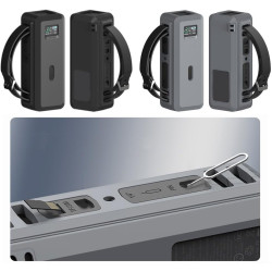 Coque de protection en silicone pour batterie externe Anker 737 avec poignée portable, souple et agréable pour la peau, compatib