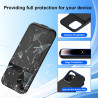 Coque batterie 13800 mAh pour iPhone 13 Pro Max/14 Pro Max/12 Pro Max 6,7", coque de charge rechargeable haute capacité avec pro