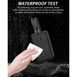 Étui de protection pour Anker Zolo Powerbank 20 000 mAh 30 W Chargeur haute vitesse | Coque en silicone yystao entièrement fermé