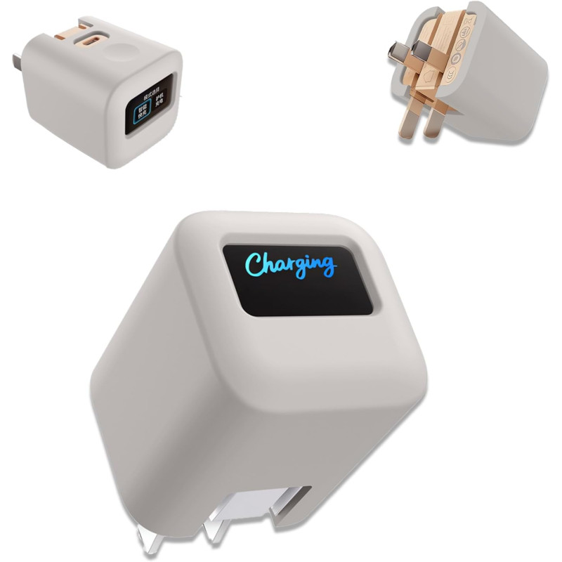Étui pour chargeur intelligent Anker (45 W max), coque de protection en silicone yystao – Lavable plusieurs fois, anti-rayures, 