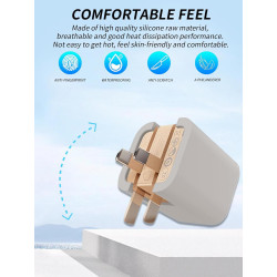 Étui pour chargeur intelligent Anker (45 W max), coque de protection en silicone yystao – Lavable plusieurs fois, anti-rayures, 