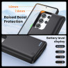 ELLENNE Coque avec batterie intégrée pour Samsung S22 Ultra 5G 6,8" 10 000 mAh | Coque rechargeable fine et haute capacité avec 