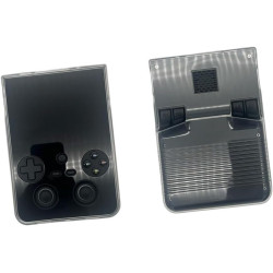 Coque de protection transparente en TPU pour Anbernic RG 477V : élégant ! (noir translucide)
