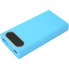 Yctze Étui de Batterie Externe DIY 6X avec écran LCD, Double USB pour Téléphones, Léger et Portable, Bleu