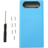Yctze Étui de Batterie Externe DIY 6X avec écran LCD, Double USB pour Téléphones, Léger et Portable, Bleu