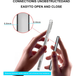 Lemxiee Coque pour Xiaomi Ultrathin Magnetic Power Bank Case Accessoires Ultra-Mince Silicone Flexible Coque