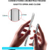 Lemxiee Coque pour Xiaomi Ultrathin Magnetic Power Bank Case Accessoires Ultra-Mince Silicone Flexible Coque