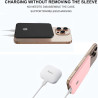 Lemxiee Coque pour Xiaomi Ultrathin Magnetic Power Bank Case Accessoires Ultra-Mince Silicone Flexible Coque
