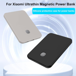 Lemxiee Coque pour Xiaomi Ultrathin Magnetic Power Bank Case Accessoires Ultra-Mince Silicone Flexible Coque