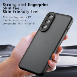 Lemxiee Case pour OnePlus Nord 5 Coque en Anti-Empreinte/Antidérapant/Anti-Chute Silicone Flexible + Acrylique dépoli