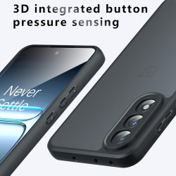 Lemxiee Case pour OnePlus Nord 5 Coque en Anti-Empreinte/Antidérapant/Anti-Chute Silicone Flexible + Acrylique dépoli