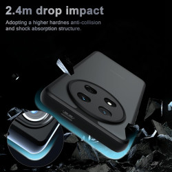 Lemxiee Cover pour Honor Magic 7 Lite Coque,Anti-Empreinte/Antidérapant/Anti-Chute Silicone Souple + Acrylique givré Coque pour 