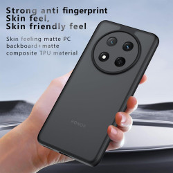 Lemxiee Cover pour Honor Magic 7 Lite Coque,Anti-Empreinte/Antidérapant/Anti-Chute Silicone Souple + Acrylique givré Coque pour 