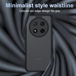 Lemxiee Cover pour Honor Magic 7 Lite Coque,Anti-Empreinte/Antidérapant/Anti-Chute Silicone Souple + Acrylique givré Coque pour 