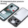 Lemxiee Case pour Nothing Phone 3 Coque en Anti-Empreinte/Antidérapant/Anti-Chute Silicone Flexible + Acrylique dépoli