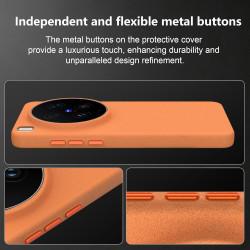 Lemxiee Coque Magnétique pour Vivo X300 Ultra Case avec Metal Buttons,Compatible avec MagSafe Coque