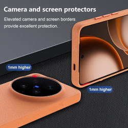 Lemxiee Coque Magnétique pour Vivo X300 Ultra Case avec Metal Buttons,Compatible avec MagSafe Coque