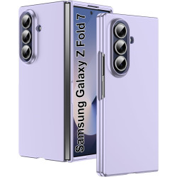 Lemxiee Coque pour Samsung Galaxy Z Fold 7 Case en Ultra-Mince & Acrylique Violet Coque